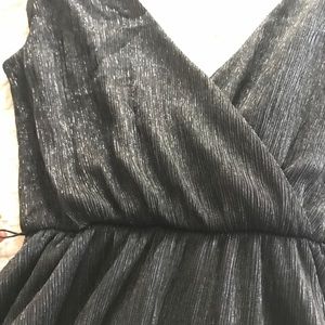 Shiny Black Banana Republic Cocktail Dress